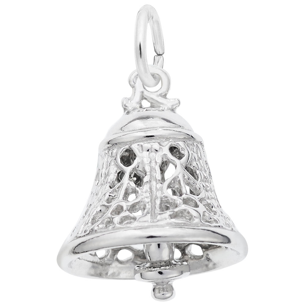 Elegant Filigree Bell Charm for Wedding Celebrations & Gifts 0830