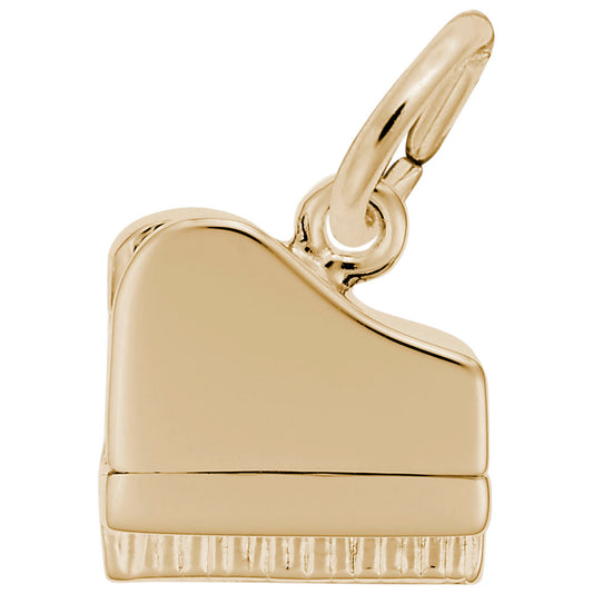 Petite Piano Charm - Elegant Music Jewelry for Music Lovers 0836