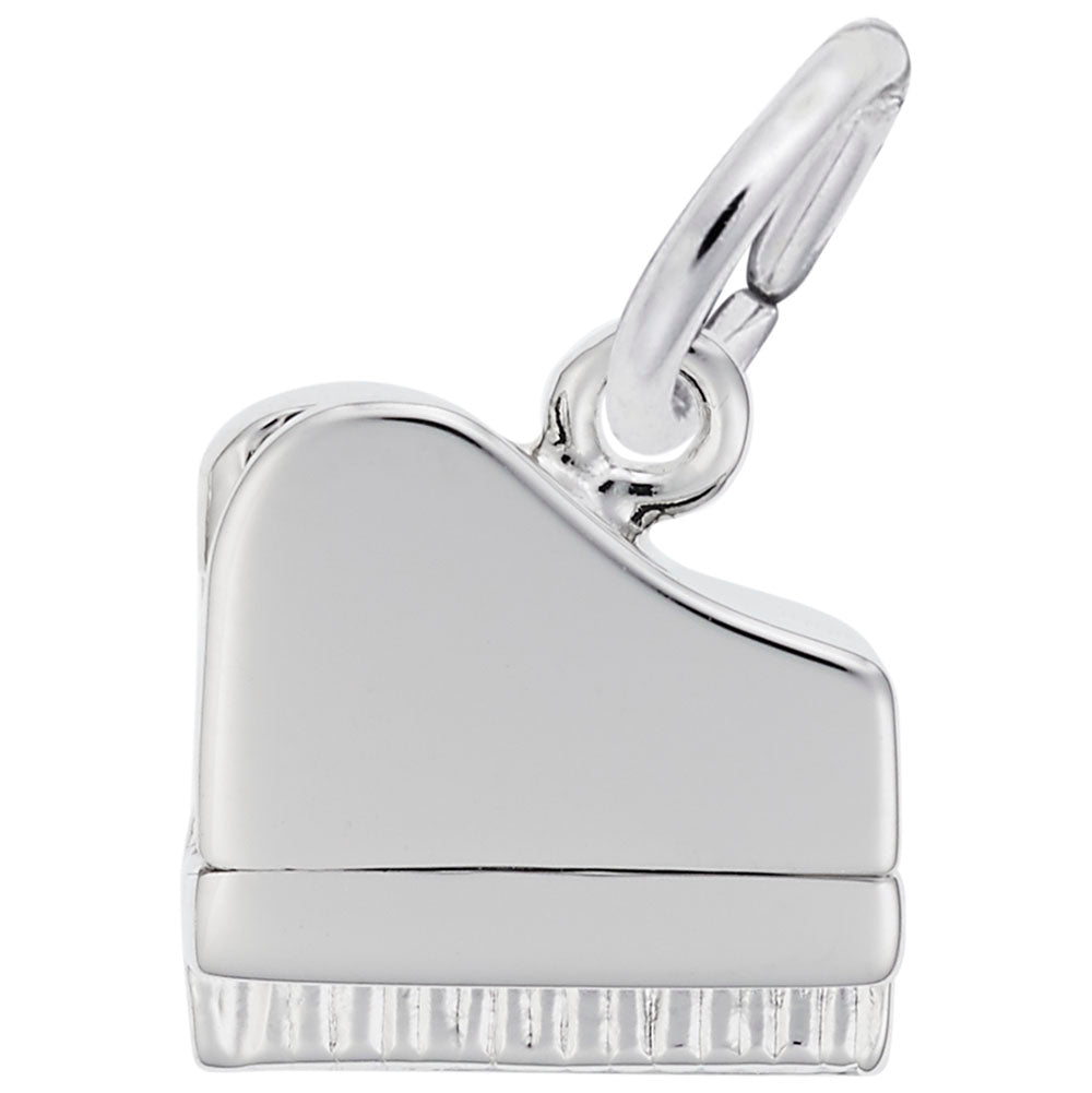 Petite Piano Charm - Elegant Music Jewelry for Music Lovers 0836