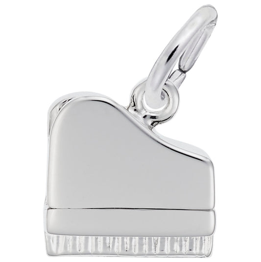 Petite Piano Charm - Elegant Music Jewelry for Music Lovers 0836