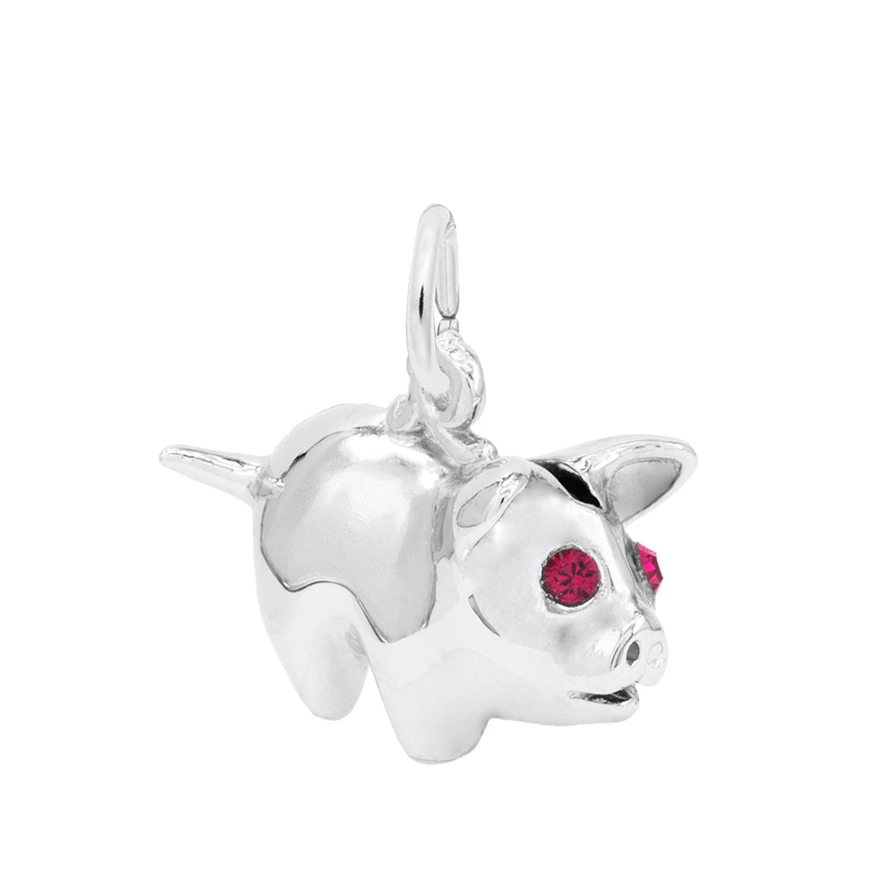 Adorable Piggy Bank Charm for Baby - Family & Friendship Gift 0839