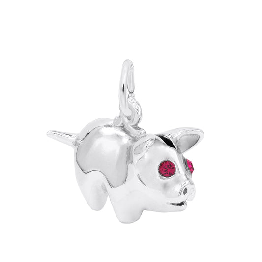 Adorable Piggy Bank Charm for Baby - Family & Friendship Gift 0839