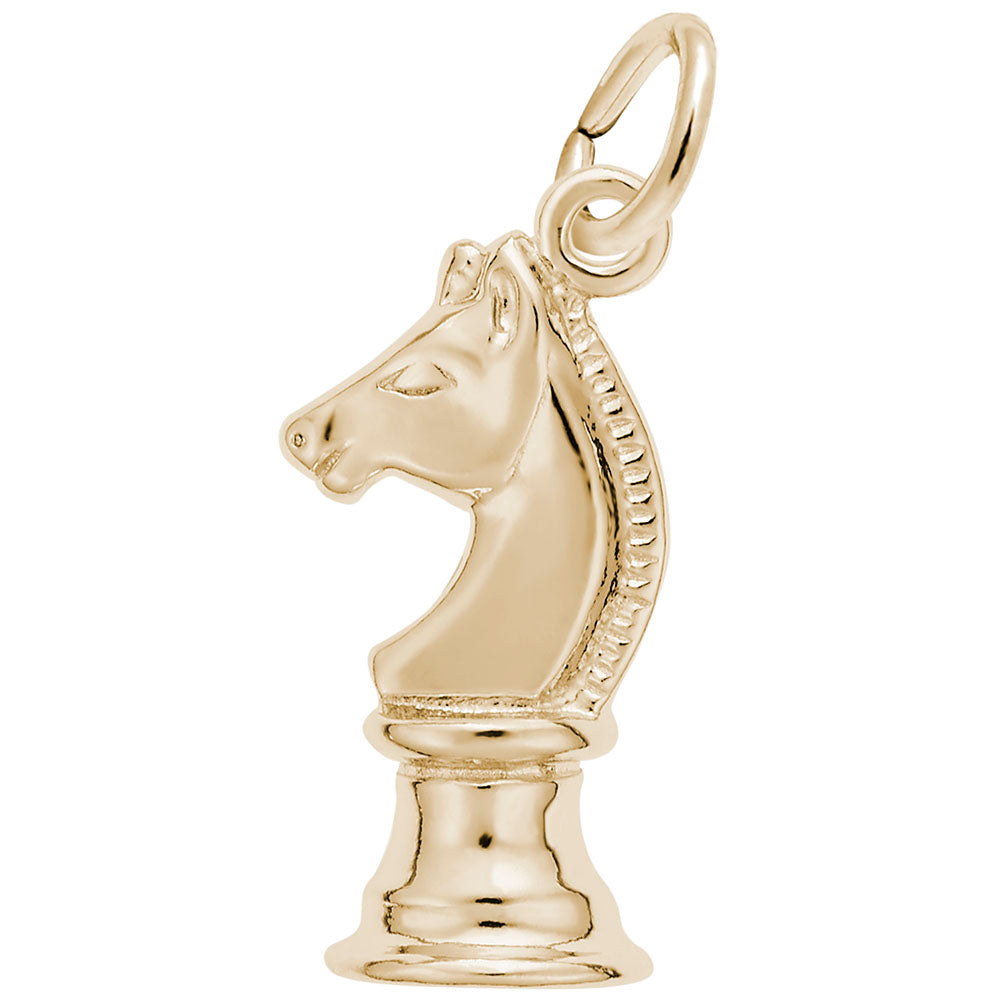 Elegant Chess Knight Charm - Perfect Gift for Game Lovers 0874