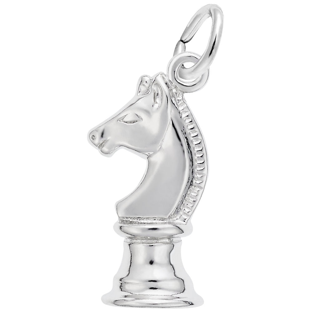 Elegant Chess Knight Charm - Perfect Gift for Game Lovers 0874