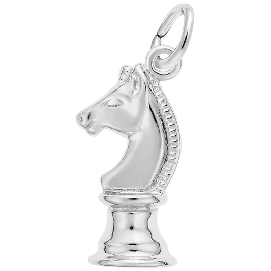 Elegant Chess Knight Charm - Perfect Gift for Game Lovers 0874