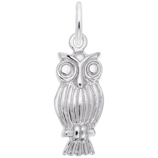 Screech Owl Charm - Unique Animal Pendant for Pet Lovers 0890