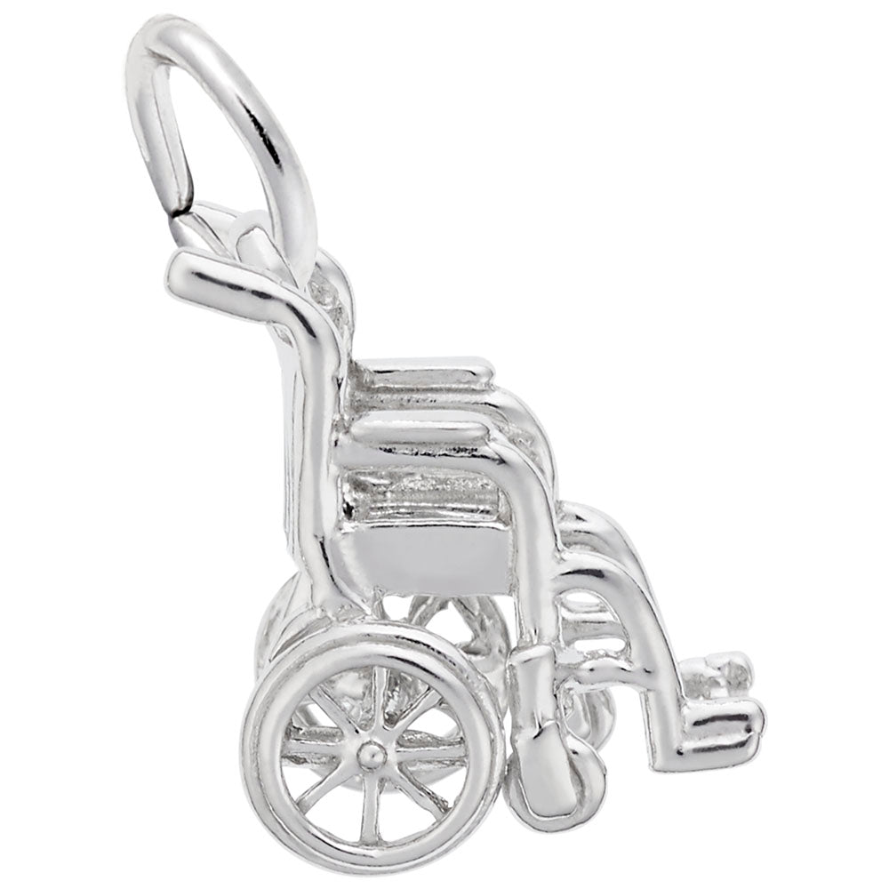 Medical Wheelchair Charm - Unique Symbol of Care & Support 0897