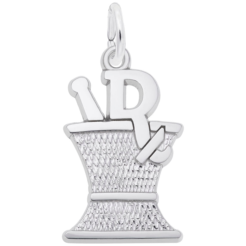 Pharmacy Mortar and Pestle Charm for Medical Professionals 0923