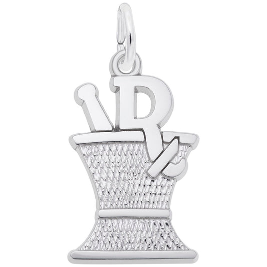 Pharmacy Mortar and Pestle Charm for Medical Professionals 0923