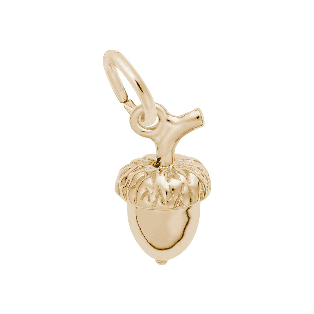 Acorn Accent Charm for Fall - Nature-Inspired Jewelry Piece 0993
