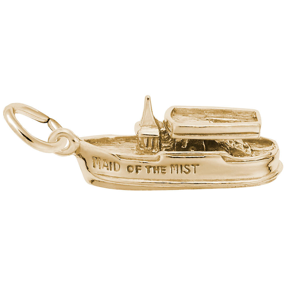 Maid of the Mist Charm - Nautical Boat Jewelry for Adventure Lovers 1005