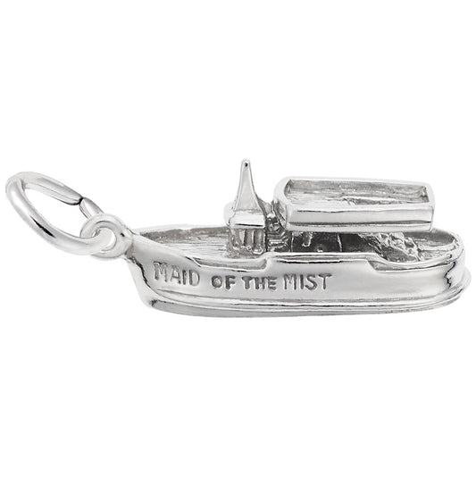 Maid of the Mist Charm - Nautical Boat Jewelry for Adventure Lovers 1005