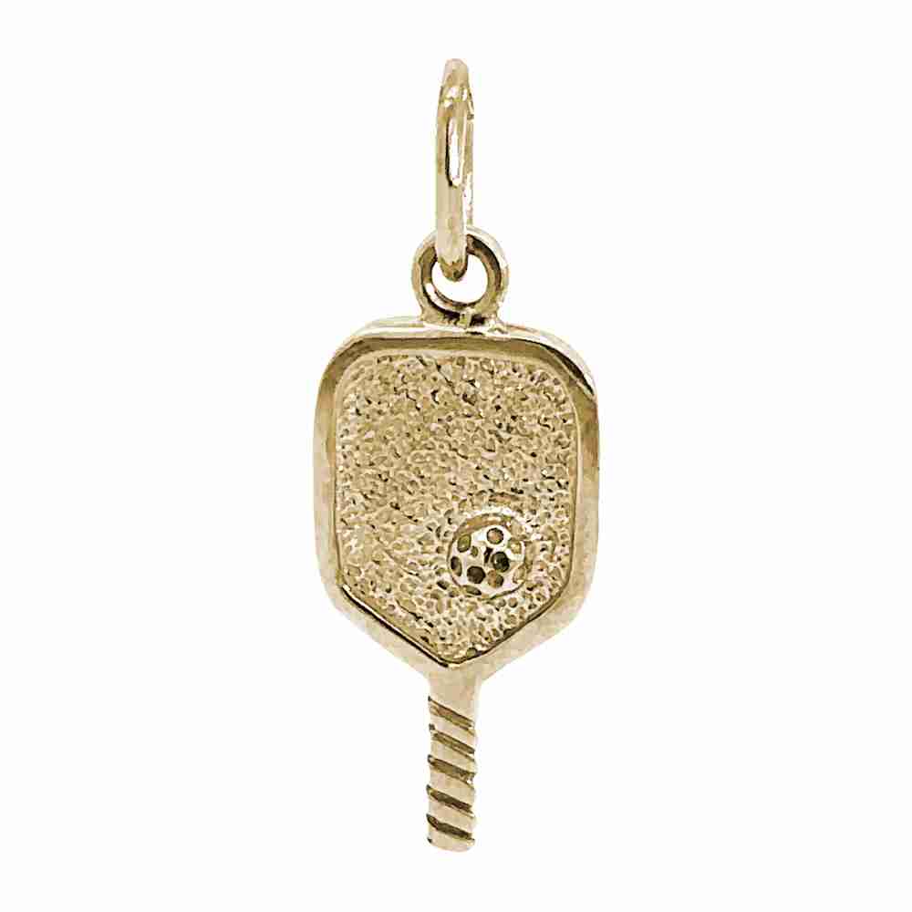 Custom Pickleball Paddle Charm - Unique Sports Jewelry Gift 1006
