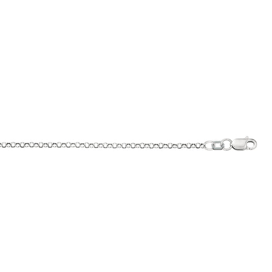 Royal Chain 10K Gold 2.4mm Lite Rolo Chain 100R