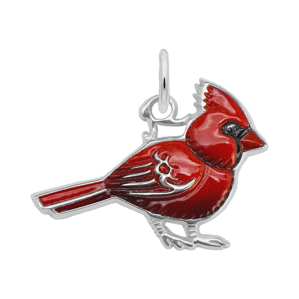 Handcrafted Painted Cardinal Charm for Animal Lovers & Collectors 1012-001
