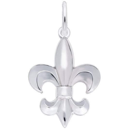 Fleur de Lis Charm - Elegant Travel Souvenir from France 1014
