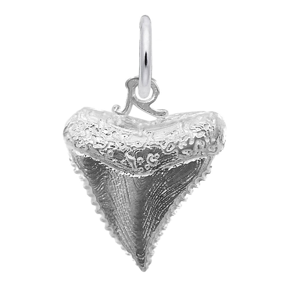 Shark Tooth Charm - Nautical Sea Life Jewelry for Ocean Lovers 1025