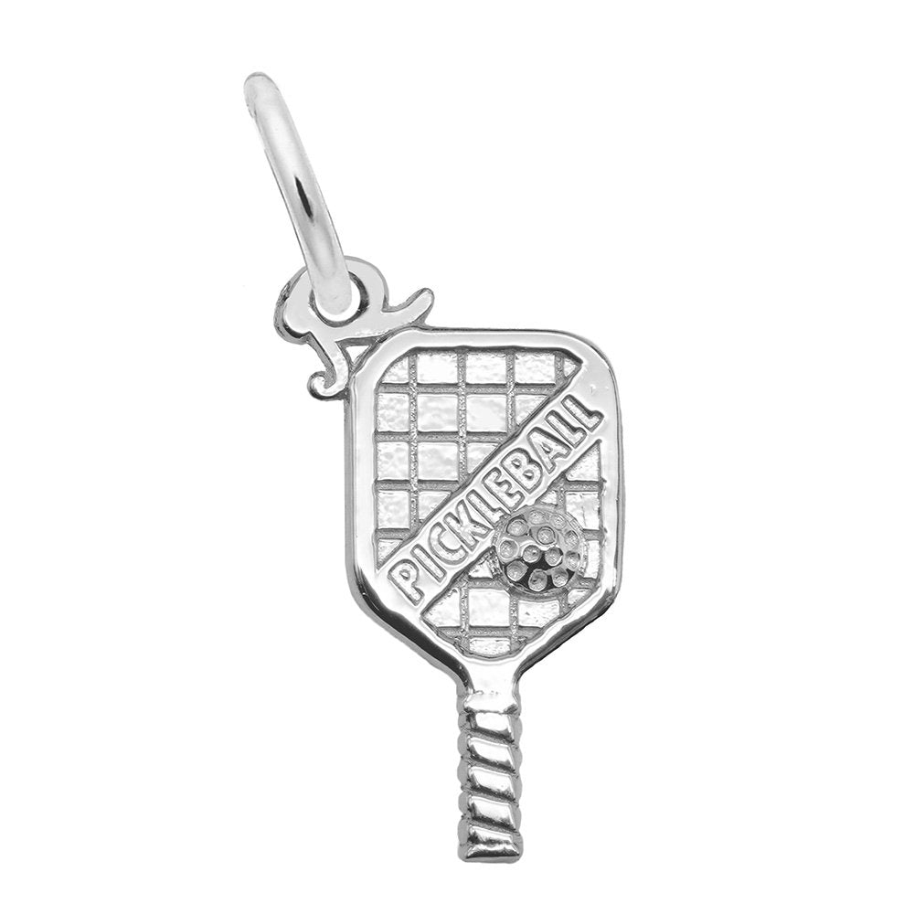 Large Lettered Pickleball Paddle Charm for Sports Lovers 1034