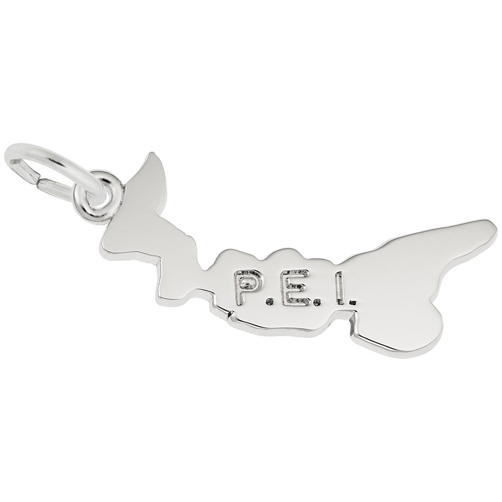 Prince Edward Island Map Charm - Travel Souvenir Jewelry Gift 1033