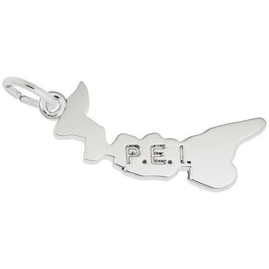 Prince Edward Island Map Charm - Travel Souvenir Jewelry Gift 1033