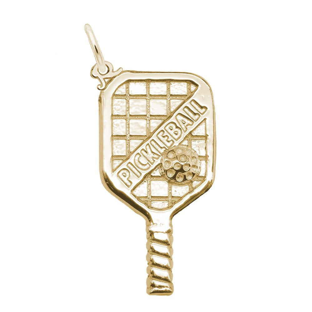 Large Lettered Pickleball Paddle Charm for Sports Lovers 1034