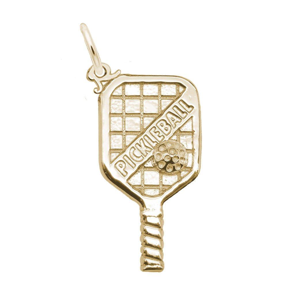 Large Lettered Pickleball Paddle Charm for Sports Lovers 1034