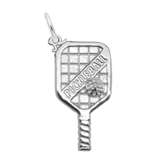 Medium Lettered Pickleball Paddle - Custom Sports Charm Gift 1037