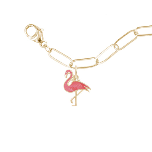 Painted Flamingo Bracelet Set