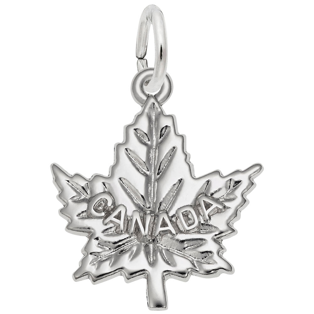 Canada Maple Leaf Charm - Symbol of Patriotism & Heritage 1049