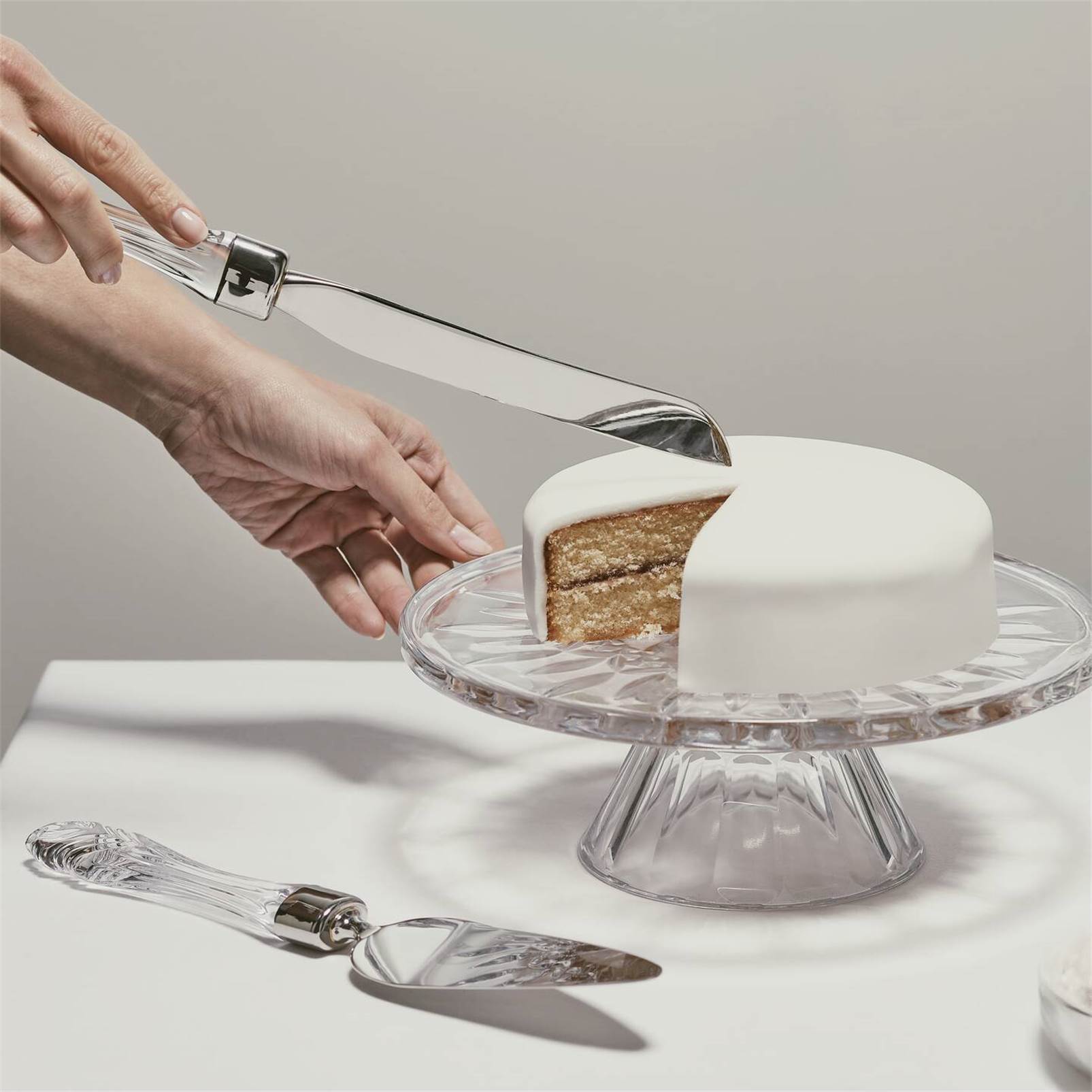 Water Ford Wedding Stainless Cake Knife & Server 1058160