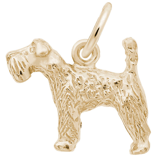 Kerry Blue Terrier Dog Charm - Adorable Pet Jewelry for Dog Lovers 1095