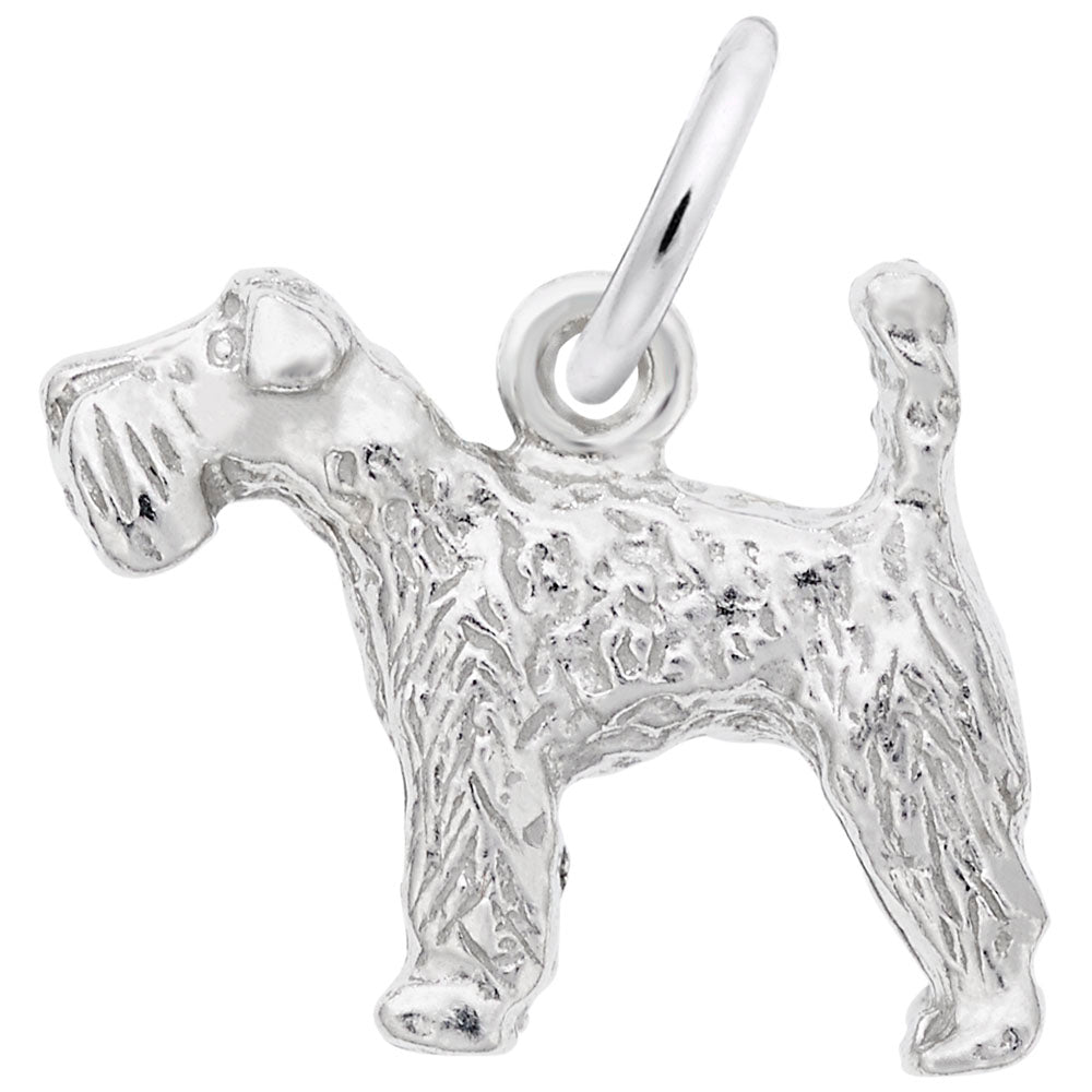 Kerry Blue Terrier Dog Charm - Adorable Pet Jewelry for Dog Lovers 1095