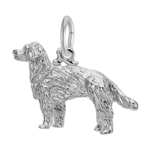 Golden Retriever Dog Charm