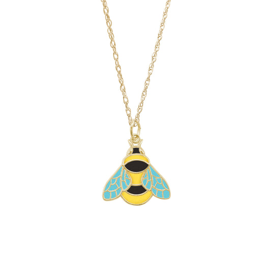 Painted Bumblebee Necklace Set