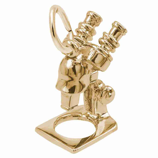 New Microscope Charm for Medical Professionals & Science Lovers 1103