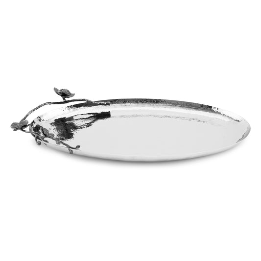 BLACK ORCHID LRG OVAL PLATTER