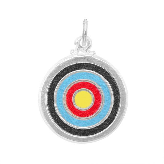 Painted Target Charm