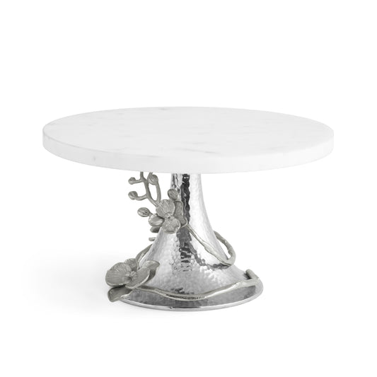 WHITE ORCHID CAKE STAND