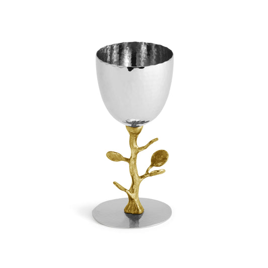 BOTANICAL LEAF GLD KIDDUSH CUP