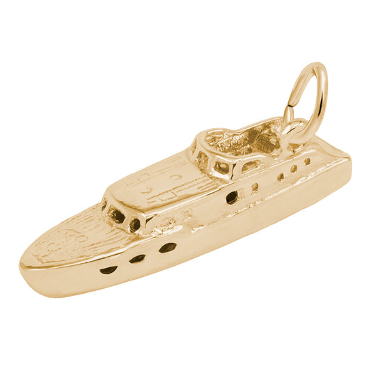 New Yacht Boat Charm - Nautical Jewelry for Sea Lovers 1128