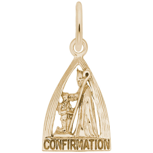Spring Confirmation Charm - Elegant Symbol of Faith & Renewal 1141