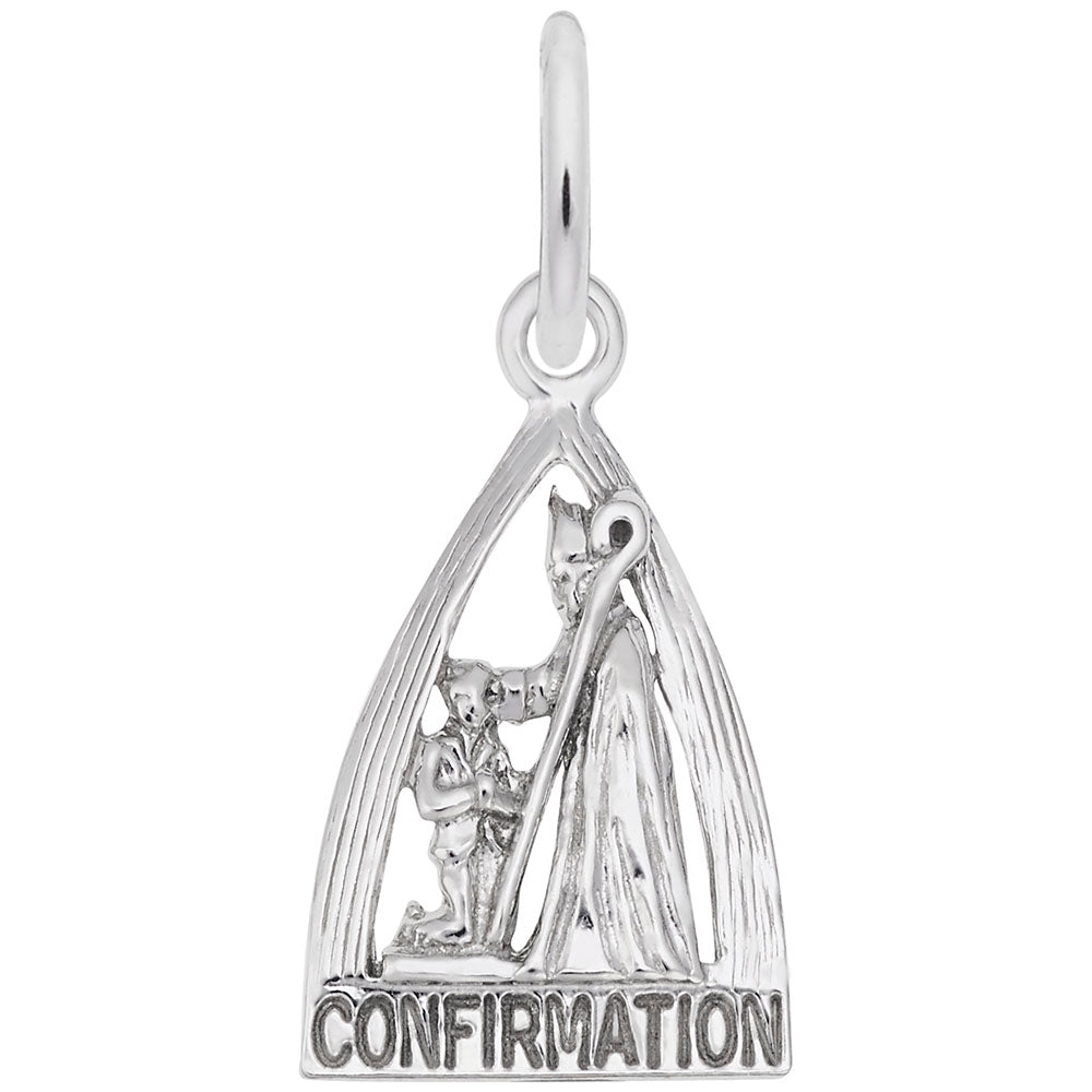 Spring Confirmation Charm - Elegant Symbol of Faith & Renewal 1141