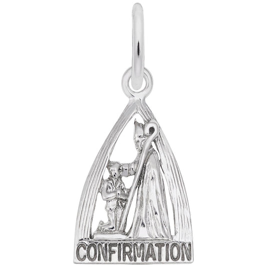 Spring Confirmation Charm - Elegant Symbol of Faith & Renewal 1141