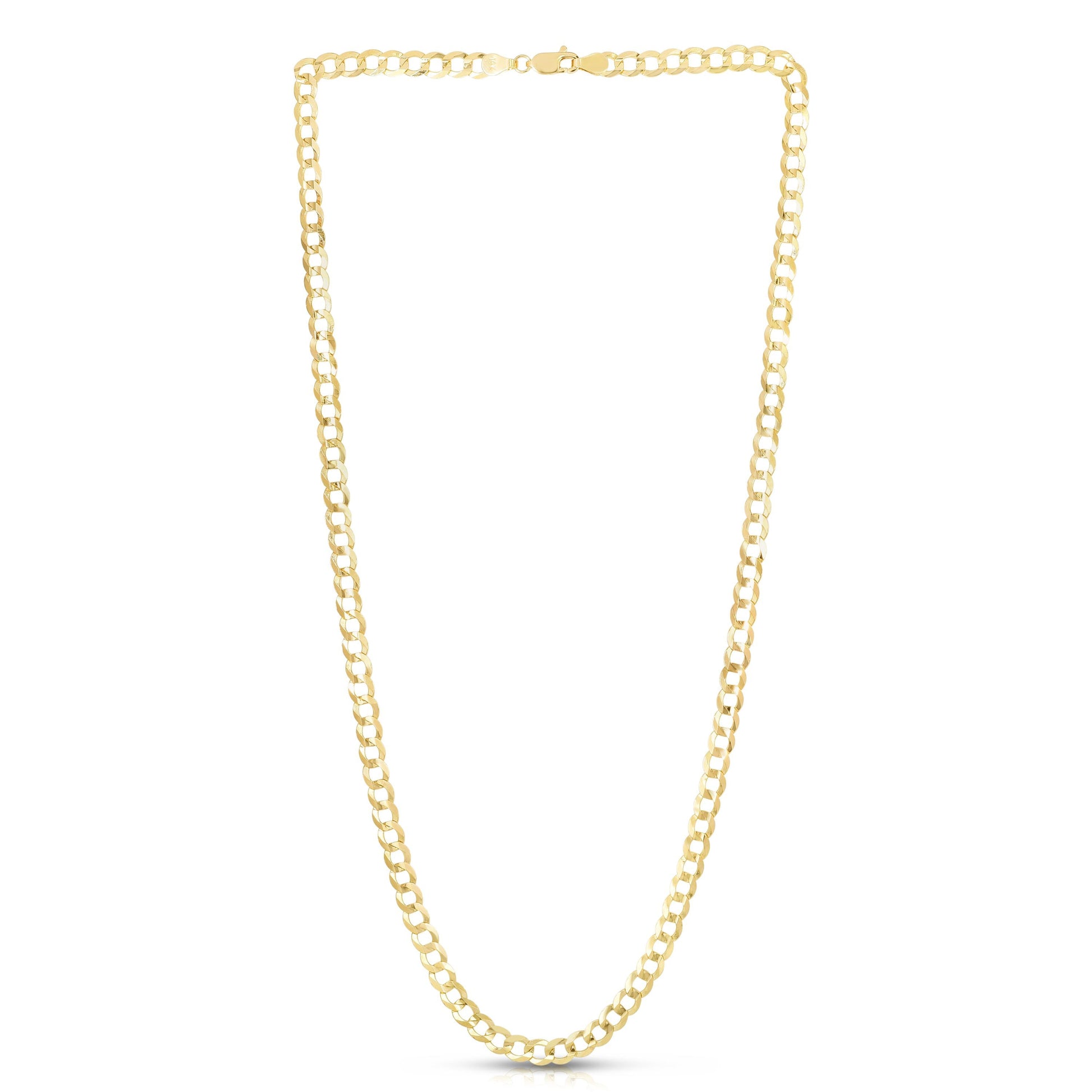 Royal Chain 10K Gold 5.3mm Lite Comfort Curb Chain 120LCRB