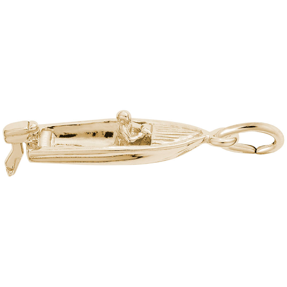 Motor Boat Charm - Nautical Jewelry for Sea Lovers & Collectors 1210