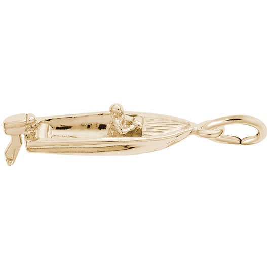 Motor Boat Charm - Nautical Jewelry for Sea Lovers & Collectors 1210