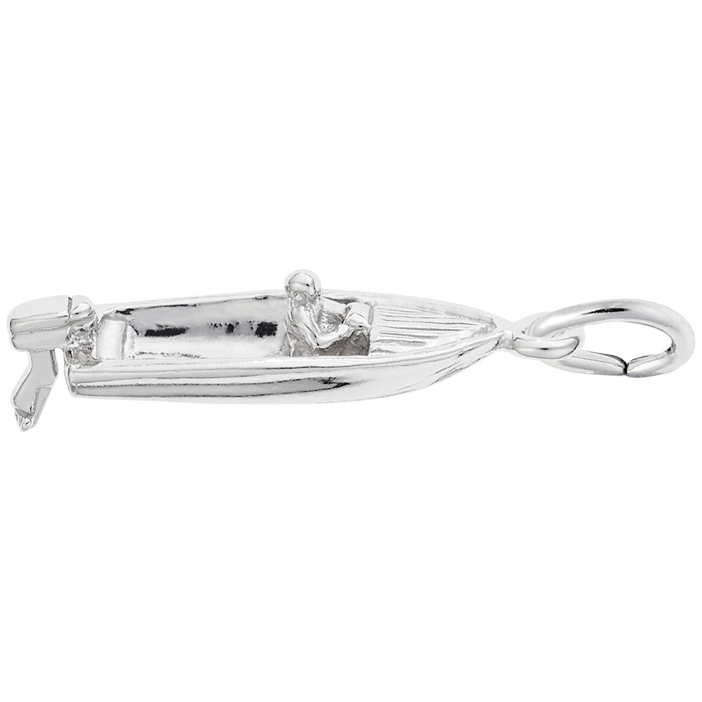Motor Boat Charm - Nautical Jewelry for Sea Lovers & Collectors 1210