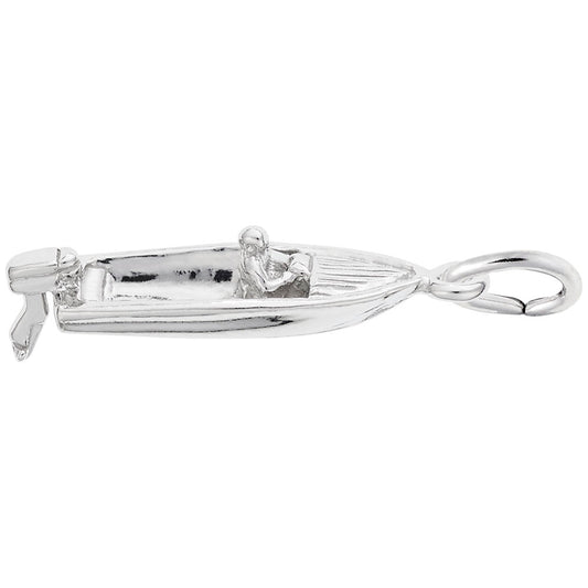 Motor Boat Charm - Nautical Jewelry for Sea Lovers & Collectors 1210