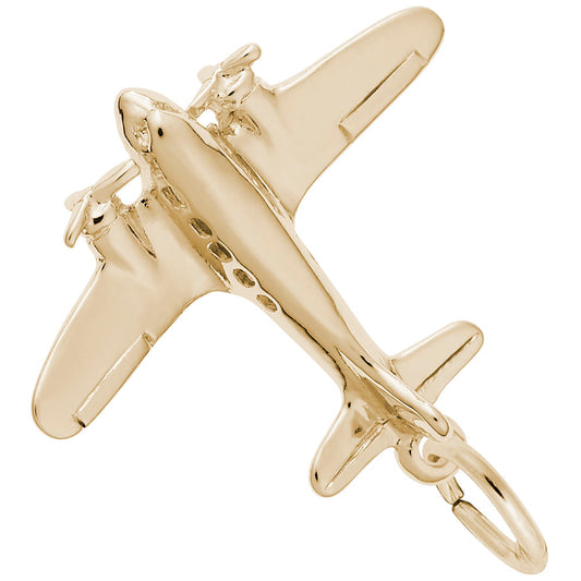 DC-3 Vintage Plane Charm for Travel Enthusiasts & Collectors 1230