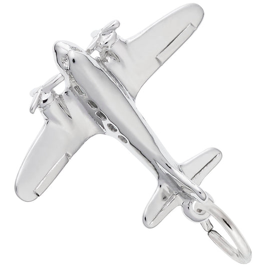 DC-3 Vintage Plane Charm for Travel Enthusiasts & Collectors 1230